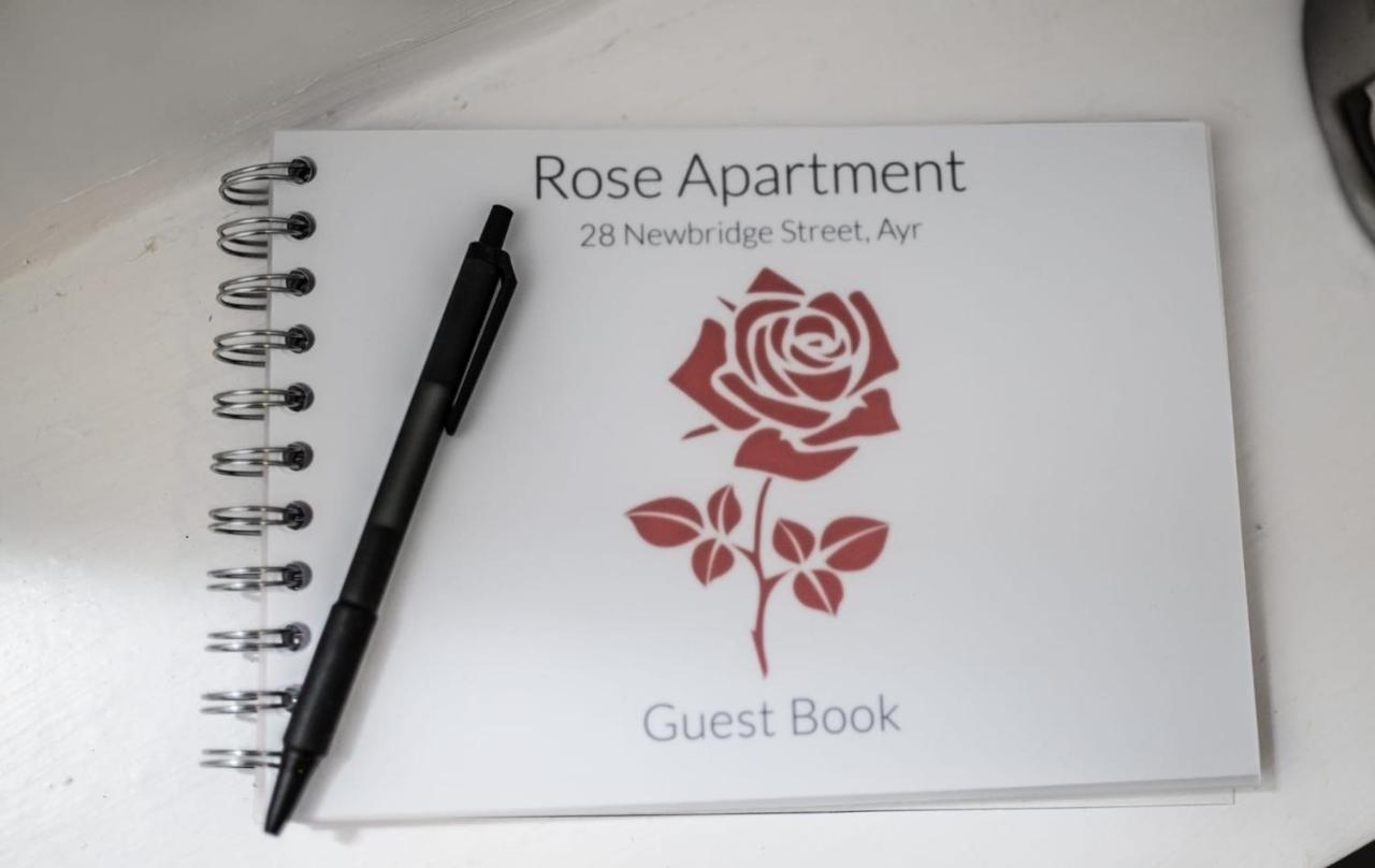 Rose Apartment 2-Bed Town Centre Apartment In Ayr Dış mekan fotoğraf